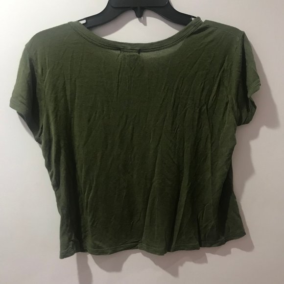 Green Happy Camper T Shirt - Picture 3 of 4